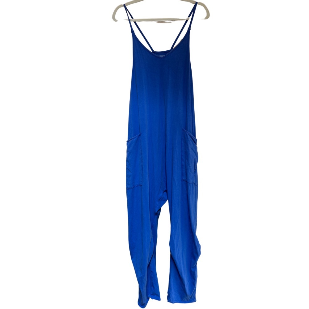 Free People Hot Shot Onesie – Electric Cobalt – Size Medium